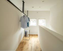 2階廊下の物干しスペース 三原市・尾道市で新築・注文住宅・住まいの事なら | Craft Arc 谷前住建:三原・尾道で新築・注文住宅なら