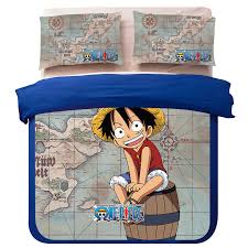 Soft material that keeps you warm and comfortable. One Piece Anime Queen King Bedding Sets 100 Polyester One Piece Merchandise Free Shipping Worldwide