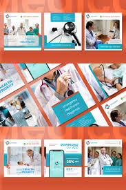 Medical Social Media Post Red Color Graphic By Diqtam Creative Fabrica Di 2020