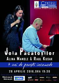 Centrul cultural pentru unesco nicolae balcescu. Concert Alina Manole Èi Raul Kusak In Aprilie 2016