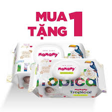 Khăn ướt nhiệt đới Mamamy Tropical tinh dầu cúc vạn thọ