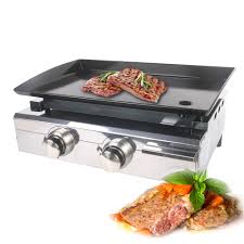 These burners are actually the heat source that's found underneath the. Lpg Gas Bbq Grills Double Burners Gas Griddle Plancha Stainless Steel Iron Cooking Plate Outdoor Barbecue Tools Buy At The Price Of 132 99 In Aliexpress Com Imall Com