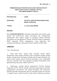 Md shah nuri md zain, jumlah itu berkurangan selepas virus itu semakin kurang menular di dalam negara kebelakangan ini. Https Pardocs Sinarproject Org Documents 2020 July August Parliamentary Session Oral Questions Soalan Lisan 2020 07 13 Parliamentary Replies 20200713 Par14s3m2 Soalan Lisan 2 Pdf