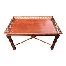 Mario Buatta For John Widdicomb Faux Bamboo Coffee Table Image 1 Of 11 Coffee Table Bamboo Coffee Table Coffee Table Images