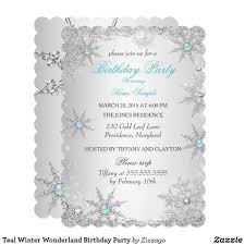 16th Birthday Teenage Birthday Party Ideas In Winter Teal Winter Wonderland Birthday Party Invitation Zazzle Com Winter Wonderland Birthday Winter Wonderland Birthday Party Birthday Party Invitations