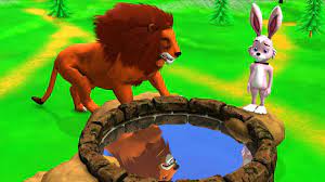 Rabbit And Lion Story In Hindi Kahaniya Jungle Animal Video Youtube