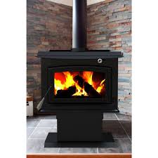 Pleasant Hearth 2200 Sq Ft Epa Certified Wood Burning Stove Ws 3029 The Home Depot Wood Burning Stove Wood Pellet Stoves Corner Wood Stove
