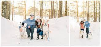 A Golden Hour Winter Engagement Session - Stephanie Holsman Photography