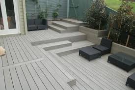 Staggered Deck Steps Composite Decking Staining Deck Deck Ideas Nz