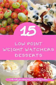 point weight watchers desserts