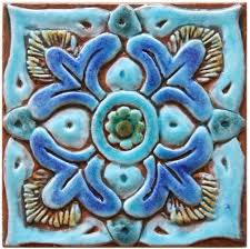 Ceramic wall tiles are the most popular bathroom wall covering and for good reason. Amazon Com Wall Art Ceramic Tile 5 9 Decorative Wall Art Tile In Blues And Greens Unique Wall Tiles For Kitchens Bathrooms And Outdoors Suzani Deco 1 Handmade Products