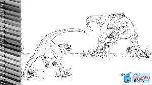 It was about 9 meter in length with 6 tons of weight. Pin En Dinosaur Coloring Page