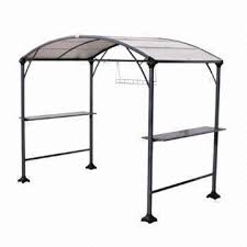 Bbq grills & fire bowls. Bbq Gazebo With Steel Roof Measures 2 7 X 1 5m Global Sources