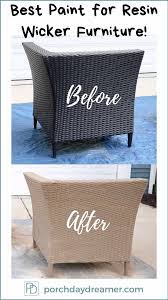 How To Paint Outdoor Resin Wicker Furniture Spray Painting Outdoor Furniture Painted Outdoor Furniture Painting Wicker Furniture
