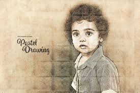 Pastel Drawing Photoshop Action Photoshop Actions Pastel Drawing Photoshop