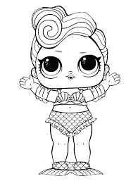 You can see a cute lol unicorn who needs your child's focus to have colors in this picture. Lol Mermaid Doll Coloring Page Coloring And Drawing