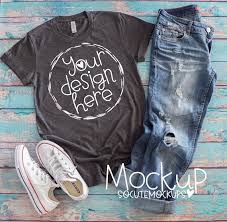 T Shirt Mockup Gray Bella Canvas T Shirt Mockup Ladies T Shirt Mock Up Ladies Gray T Shirt Mockup Free Psd Free Psd Mockups Templates Free Packaging Mockup