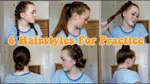 Easy Hairstyles For Practice Youtube