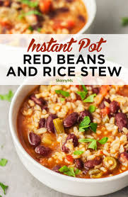 Instant Pot Red Beans And Rice Stew Recipe Instant Pot Recipes Vegetarian Vegetarian Instant Pot Pot Recipes