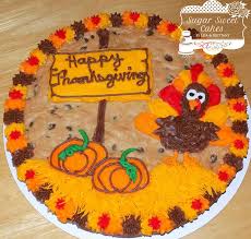 You can also decorate a sugar pumpkin on the cake to maintain the spirit of thanksgiving. Thanksgiving Cookie Cake Cake By Sugar Sweet Cakes Cakesdecor