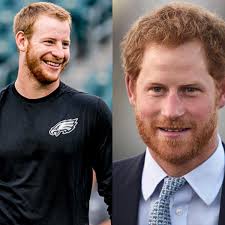Carson wentz & prince harry are twins. Mike Gulino On Twitter Have You Ever Seen Prince Harry Or Carson Wentz In The Same Place At The Same Time I Didn T Think So