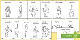 Get free printable coloring pages for kids. Circus Pictures To Colour Primary Resource