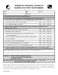 Image result for SAFE Screen for Intimate Partner Violence