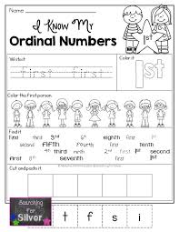 Ordinal Numbers Printables And Activities Ordinal Numbers Teaching Math Writing Practice