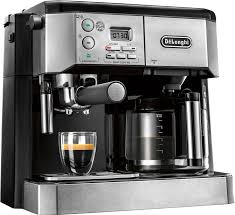 Maybe you would like to learn more about one of these? Best Buy De Longhi 10 Cup Coffee Maker And Espresso Maker With 15 Bars Of Pressure Stainless Steel Bco430