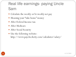 Usually people know it's meaning, but prefer to use a more spread out synonym. My Budget Project Personal Finance Period 6 Math Models Your Name 6 10 Ppt Download