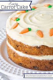 Vanilla cake recipe with oil and self raising flour. Easy Carrot Cake Charlotte S Lively Kitchen