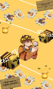 Can i get miku w a minecraft bee? Tubbo Tubbo Tubbowallpaper Bees Honey Image By Animemellow