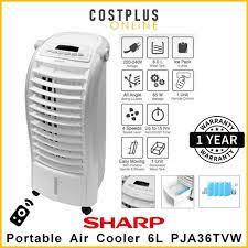 Membuat ruangan kamar tidur sedingin ac menggunakan air cooler sharp. Sharp Portable Air Cooler 6l With Remote Control Pja36tvb Pja36tvw Khind Eac400 Evaporative Air Cooler 4l With Filter Shopee Malaysia