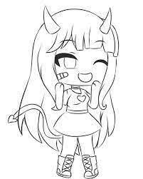 To print the page you would like to color, click on page and then click ctrl+p. Anime Girl Coloring Pages Devil Novocom Top