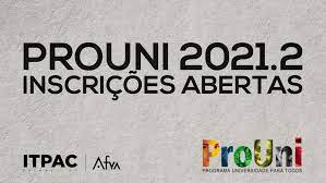 Maybe you would like to learn more about one of these? Prouni 2021 2 Inscricoes Abertas Itpac Palmas
