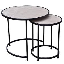 Shop ginny nesting coffee tables from four hands at horchow, where you'll find new lower shipping on hundreds of home furnishings and gifts. Bee Willow Home 2 Piece Round Nesting Side Table Set In Light Natural Bed Bath Beyond