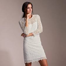 Pour le soir, on se laisse séduire par une robe en dentelle. Robe Courte En Dentelle Guipure Blanche 3suisses Collections Mode Conseils Mode