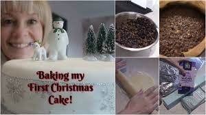 For the cake raisins 175g glacé cherries 350g, halved, rinsed, thoroughly to finish and decorate apricot jam 3 tbsp, sieved and warmed icing sugar to dust almond paste 675g royal icing 1 recipe quantity, below. Baking My First Christmas Cake Mary Berry S Recipe Youtube