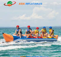 Durable 0.9mm PVC Inflatable Banana Boat with Wholesale Price
