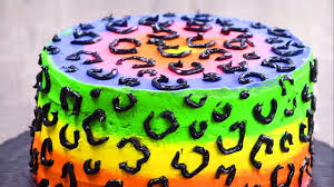 Birthday Cake Recipe Ideas E Bayzon Cheetah Birthday Cakes Rainbow Cake Recipe Cheetah Cakes