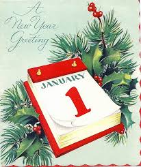 50 S Vintage New Year S Card Vintage Holiday Cards Vintage Greeting Cards Vintage Christmas Cards