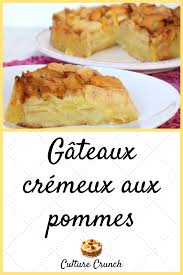 Gateau Cremeux Aux Pommes La Recette Facile Gateau Leger Aux Pommes Recette Dessert Recette