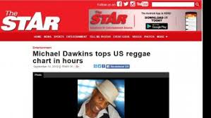 lovers rock reggae artist michael dawkins single is topping