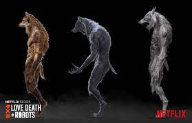 Artstation Love Death Robots Luis Carrasco Werewolf Shapeshifter Wolf Dog