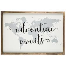 Adventure Awaits Map Wood Wall Decor Hobby Lobby 1294743 Travel Wall Decor Adventure Decor Metal Tree Wall Art