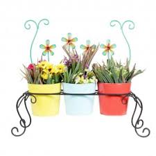 Shop for metal garden butterfly chair online at target. Wonderland Chair Planter With 3 Colorful Metal Pots By Wonderland Garden Arts And Crafts Id 4774866