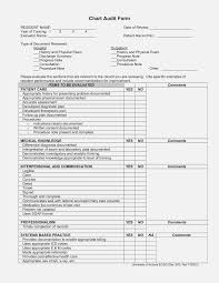 18 valid medical chart audit form