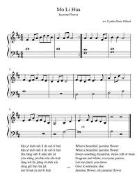 Mo Li Hua Jasmine Flower A Chinese Folk Song By Digital Sheet Music For Sheet Music Single Download Print S0 172341 Sheet Music Plus