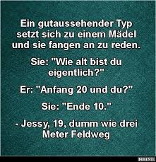 Ein Gutaussehender Typ Setzt Sich Zu Einem Madel Lustige Bilder Spruche Witze Echt Lustig Witzige Spruche Spruche Humor Lustige Spruche