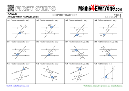 26 unsorted shapes worksheet templates are collected for any of your needs. Angles In Parallel Lines Worksheets With Answers Teaching Resources